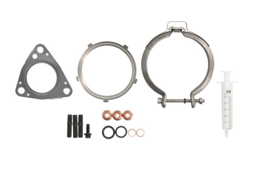 Set montaj turbocompresor (set) potrivit JAGUAR F-PACE, XF II, XF SPORTBRAKE; LAND ROVER DISCOVERY SPORT, DISCOVERY V, RANGE ROVER EVOQUE, RANGE ROVER VELAR 2.0D 05.15-