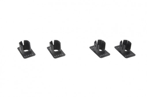 Set montare senzori parcare Spate (4 buc, plastic) potrivit ABARTH GRANDE PUNTO; FIAT GRANDE PUNTO 06.05- 10.05-10.09