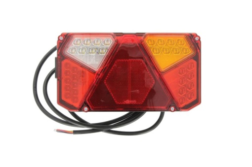 Stop spate dreapta (LED, 12/24V, cu intermitent, cu lumina de ceata, lumina de marșarier, cu lumina stop, lumini parcare, reflector)