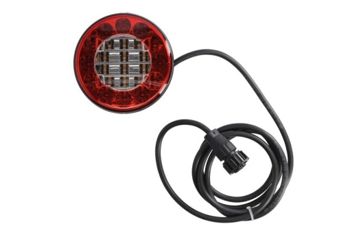 Stop spate stanga/dreapta (LED, 12/24V, cu intermitent, cu stop, lumina de parcare, fara proiector, lungime cablu: 2m, conector: AMP DIN 7PIN Bayonet)