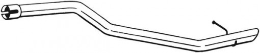 Teava esapament Spate potrivit SKODA OCTAVIA II 1.6D 06.09-04.13