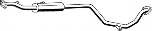 Toba esapament intermediara potrivit MITSUBISHI COLT V 1.3 05.96-09.03