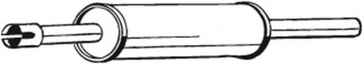 Toba esapament intermediara potrivit VW GOLF II, JETTA II, PASSAT B3/B4 1.6D/1.8 08.83-07.93