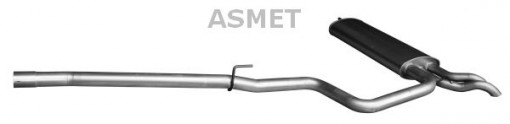 Toba finala esapament potrivit MERCEDES E T-MODEL (S210) 2.9D/3.0D 06.96-07.99