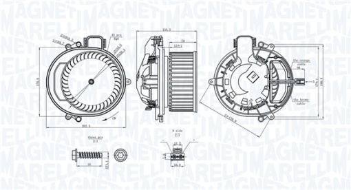 Ventilator habitaclu potrivit BMW 1 (F20), 1 (F21), 2 (F22, F87), 2 (F23), 3 (F30, F80), 3 (F31), 3 GRAN TURISMO (F34), 4 (F32, F82), 4 (F33, F83), 4 GRAN COUPE (F36) 1.5-3.0H 07.11-