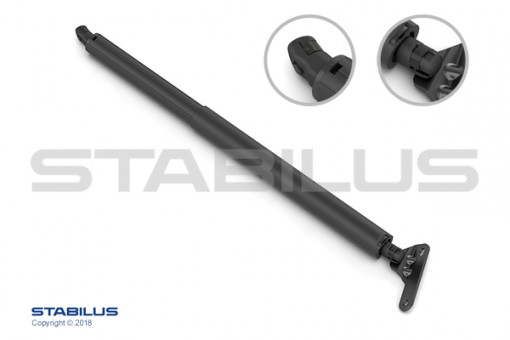 Amortizor portbagaj Stanga lungime maxima: 520,5mm, sUV:172mm (cu arc exterior) potrivit MERCEDES GL (X164) SUV 09.06-12.12