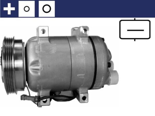 Compresor climatizare potrivit ALFA ROMEO 155; AUDI A4 B5, A6 C5, CABRIOLET B3; VW PASSAT B5 1.6-2.0 02.92-01.05