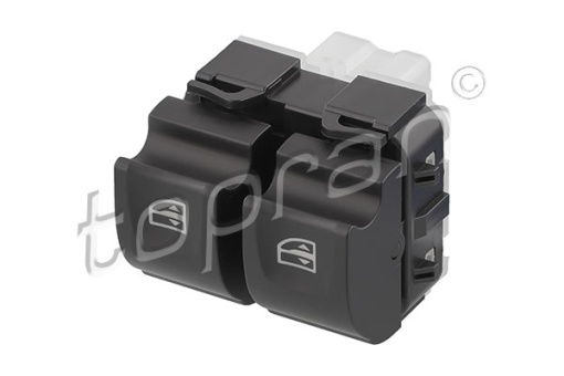 Comutator macara geam Fata Stanga potrivit DACIA LOGAN II, LOGAN MCV II, SANDERO II; RENAULT CAPTUR I, CLIO IV, LOGAN II, LOGAN/STEPWAY II, SANDERO/STEPWAY II 0.9-Electric 06.12-