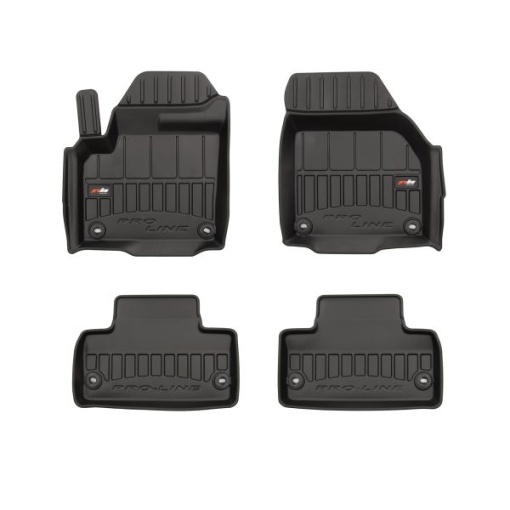 Covoras podea cauciuc FROGUM TPE, 4 buc proLine 3D, fata/spate, set, culoare negru, potrivit LAND ROVER RANGE ROVER EVOQUE 06.11-12.19, Crossover