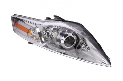 Far dreapta D1S/H1, electric, cu motoras, cu lumini curba, interior argintiu FORD MONDEO 4 IV intre 2007-2010