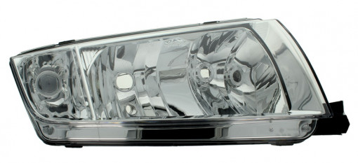 Far Dreapta (halogen, H3/H7/PY21W/W5W, electric, fara motoras, culoare insertie: cromat, culoare semnalizator: alb) potrivit SKODA FABIA I, FABIA I PRAKTIK -03.08