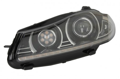 Far Stanga (D3S/LED, electric, cu motor, cu iluminare curba) potrivit JAGUAR XF I, XF SPORTBRAKE 2012-2015