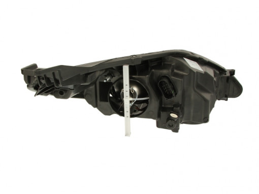 Far stanga (H1/H7, reglaj electric, cu motoras, fundal cromat) FORD FIESTA VI