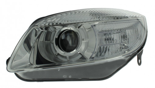 Far Stanga (halogen, H7/H7/PY21W/W5W, electric, cu motor) potrivit SKODA FABIA II, ROOMSTER, ROOMSTER PRAKTIK -12.10