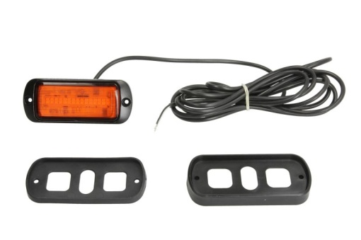 Girofar (portocaliu, 12/24V, LED, LED, 21W, rigid, 2-puncte montare, nr. programe: 1, directional; montare pe suprafete verticale; fara sincronizare; fir 3m)