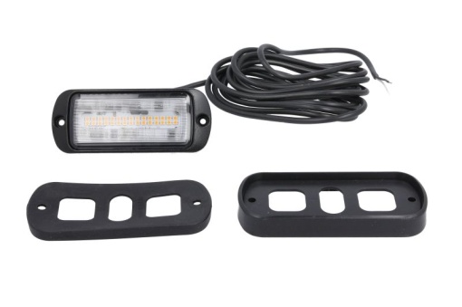 Girofar (portocaliu, 12/24V, LED, LED, 21W, rigid, 2-puncte montare, nr. programe: 1, directional; montare pe suprafete verticale; fara sincronizare; transparent shade; fir 3m)