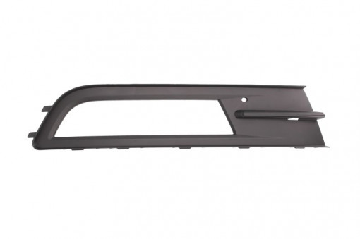 Grila bara Dreapta cu locas proiector, plastic, negru potrivit VW PASSAT ALLTRACK B8, PASSAT B8 08.14- 08.14-