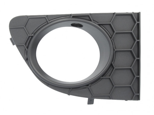 Grila bara Dreapta cu locas proiector potrivit ABARTH PUNTO; FIAT GRANDE PUNTO, PUNTO, PUNTO/HATCHBACK 03.09- 01.12-