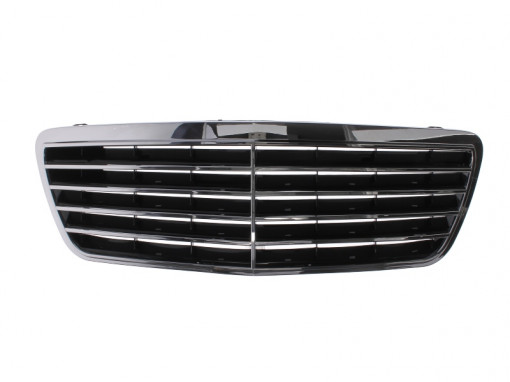 Grila radiator fata AVANTGARDE, negru/crom MERCEDES Clasa E intre 1999-2003