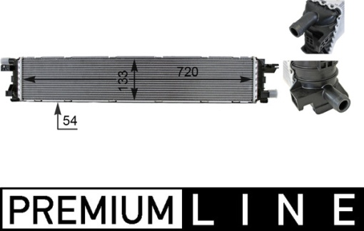 Intercooler potrivit AUDI A4 B8, A5, A6 ALLROAD C7, A6 C7, A7, Q3 1.4/2.0D/3.0 11.08-10.18
