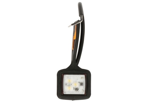 Lumina clarificare dreapta, forma: dreptunghiular, rosu/alb, LED, în relief, lungime cablu 200mm, cu cuier, 12/24V