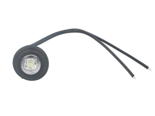 Lumina clarificare lumini stanga/dreapta, forma: rotund, alb, LED, in relief, lungime cablu 220mm, 12/24V