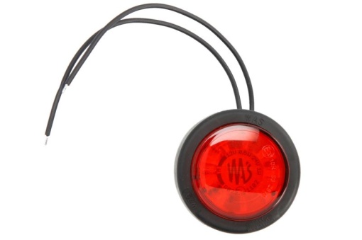 Lumina clarificare lumini stanga/dreapta, forma: rotund, rosu, LED, 12/24V