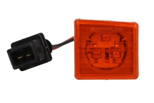 Lumina clarificare lumini stanga/dreapta, galben, LED, inaltime 25mm; latime 33mm, lungime cablu 120mm, 24V