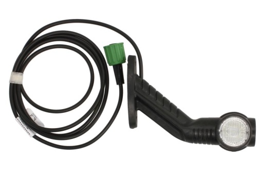 Lumina delimitare dreapta, portocaliu/rosu/alb, LED, inaltime 15,5mm lungime cablu 2000mm, pe brațul lung, 24V