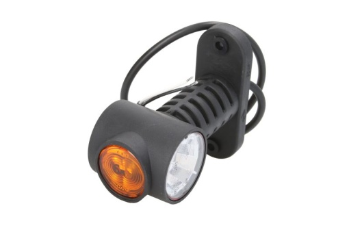 Lumina delimitare stanga/dreapta, portocaliu/rosu/alb, LED, inaltime 100mm; latime 55mm; adancime 117,5mm lungime cablu 500mm, pe brațul lung, 12/24V
