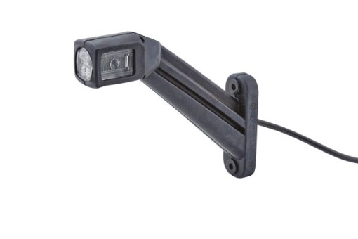 Lumina delimitare stanga, portocaliu/rosu/alb, LED, lungime cablu 3000mm, pe brațul lung, 12/24V (IP6K9K)