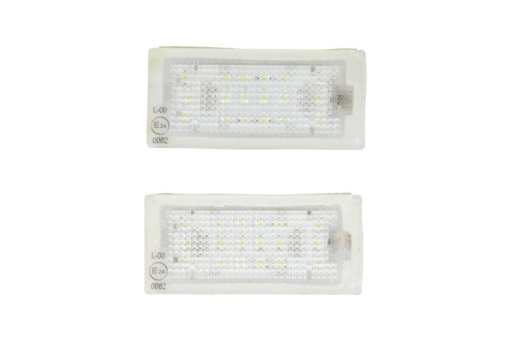 Lumina numar inmatriculare, culoare lumina: alb; set, 12V, cu aprobare circulatie potrivit BMW 3 (E46) 12.98-07.06