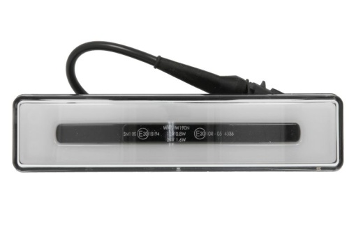 Lumini clarificare stanga/dreapta, portocaliu, LED, inaltime 50mm; latime 43mm, în relief, lungime cablu 220mm, 12/24V (tip: neon; cu un dop)