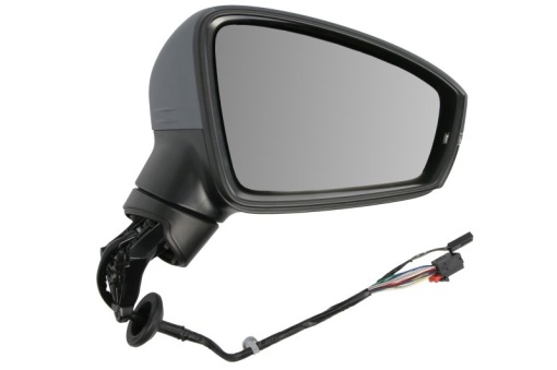 Oglinda dreapta (electric, cu memorie, convex, cu incalzire, subacoperit, pliabil electric, cu semnalizator) potrivit VW TIGUAN II 01.16-
