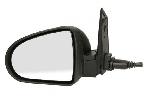 Oglinda stanga mecanica asferic, crom, grunduita MITSUBISHI COLT intre 2004-2012