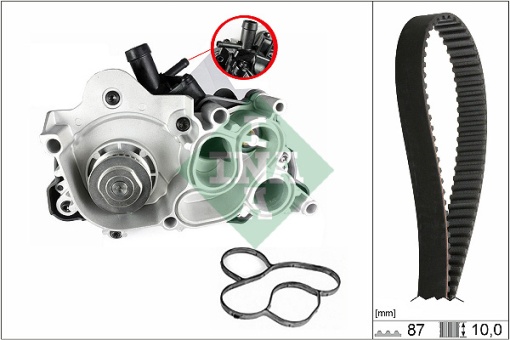 Pompa apa potrivit AUDI A1, A3, A4 B9, Q2, Q3; SEAT ALHAMBRA, ATECA, IBIZA IV, IBIZA IV SC, IBIZA IV ST, LEON, LEON SC, LEON ST, LEON ST/KOMBI, TARRACO; SKODA FABIA III 1.0-1.6 04.11-