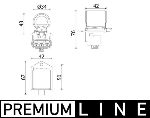 Rezistenta ventilator potrivit OPEL CORSA D 1.4/1.4LPG 07.06-08.14
