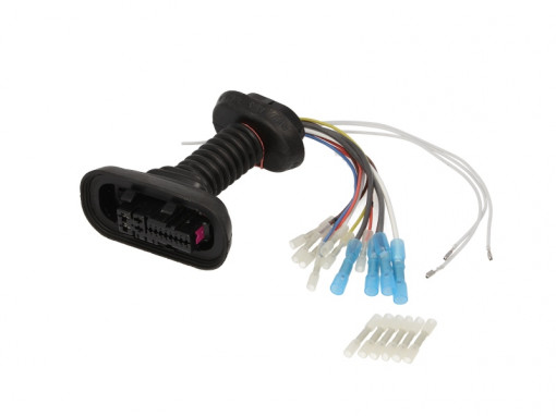 Set cabluri pentru usa din fata (250mm, numar pini: 11, cu capac, Dreapta/Stanga) potrivit AUDI A6 ALLROAD C6, A6 C6 2.0-5.2 05.04-08.11