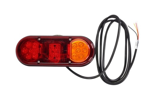 Stop spate stanga (LED, 12/24V, cu intermitent, cu lumina stop, lumini parcare, fara reflector)