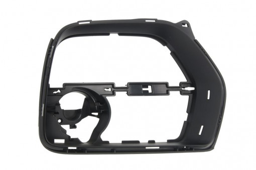 Suport far fata stanga cu locas proiectoare, plastic, negru BMW X6 E71, E72 intre 2010-2014