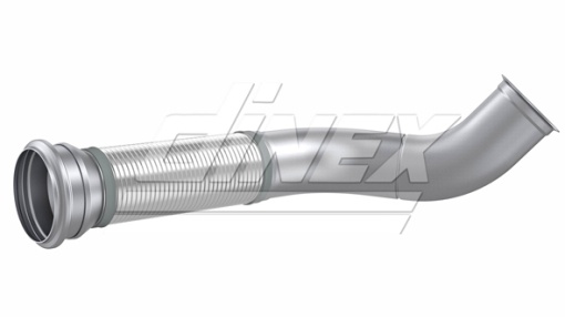 Teava esapament (cu element flexibil, lungime:579mm) potrivit VOLVO FH II, FM II, FMX II D11C410-D13K540 01.12-