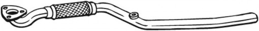 Teava esapament Fata (lungime:1120mm) potrivit OPEL MERIVA A 1.4/1.4LPG 07.04-05.10