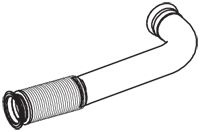 Teava esapament (lungime:740mm) potrivit DAF CF 65 GR165S1 05.06-05.13
