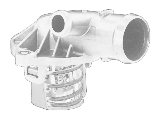 Termostat sistem racire (87°C, in carcasa) potrivit AUDI A4 ALLROAD B8, A4 B8, A5, A6 ALLROAD C6, A6 C6, Q5; PORSCHE CAYENNE; VW PHAETON 2.7D-5.0D 11.02-