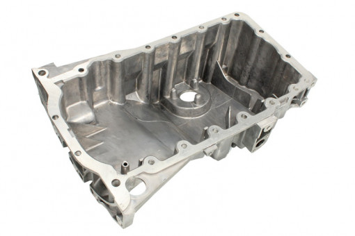 Baie ulei (parte inferioara, cu orificiu pentru senzor, aluminium) potrivit AUDI A4 B7, A6 C6; SEAT EXEO ST 2.0 11.04-05.13