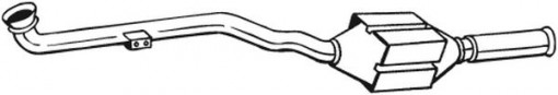 Catalizator potrivit MERCEDES E T-MODEL (S210), E (W210) 2.1D/2.2D 06.98-03.03