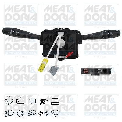 Comutator coloana directie (control computer; Indicatorii; lumini; stergatoare) potrivit CITROEN C2, C3 II; PEUGEOT 307 08.00-09.16