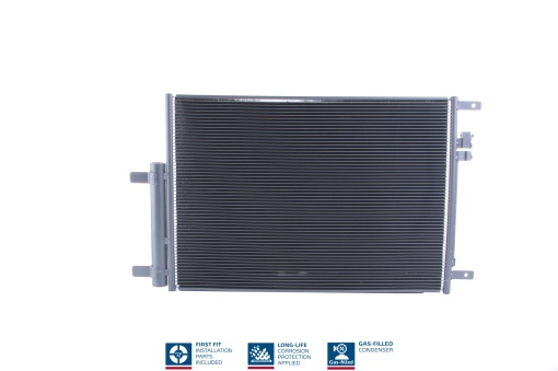 Condensator climatizare (cu uscator) potrivit JEEP COMPASS 2.0D 12.16-
