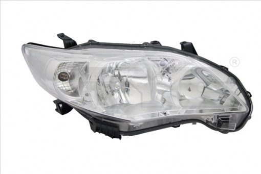 Far dreapta (HB3/HB4, electric, fundal cromat, fundal transparent) TOYOTA COROLLA dupa 2010