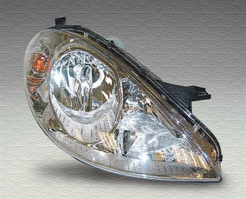 Far Stanga (halogen, H7/H7/PY21W/W5W, pneumatic, fara motoras, culoare insertie: cromat) potrivit MERCEDES A (W169)